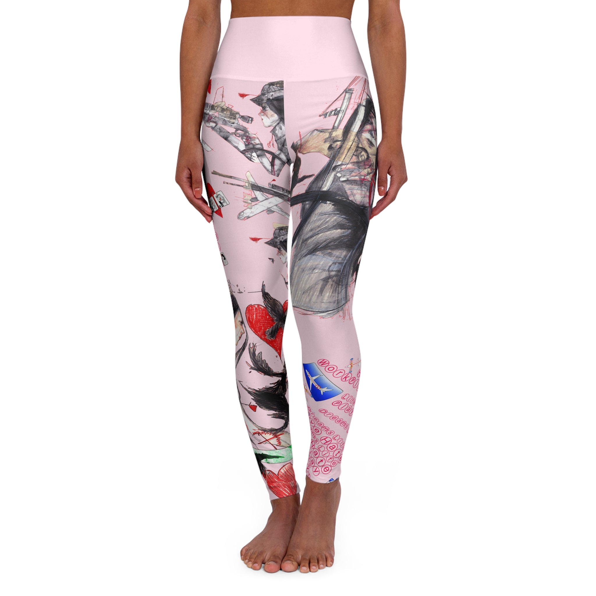 CHAOS PINK LEGGINGS