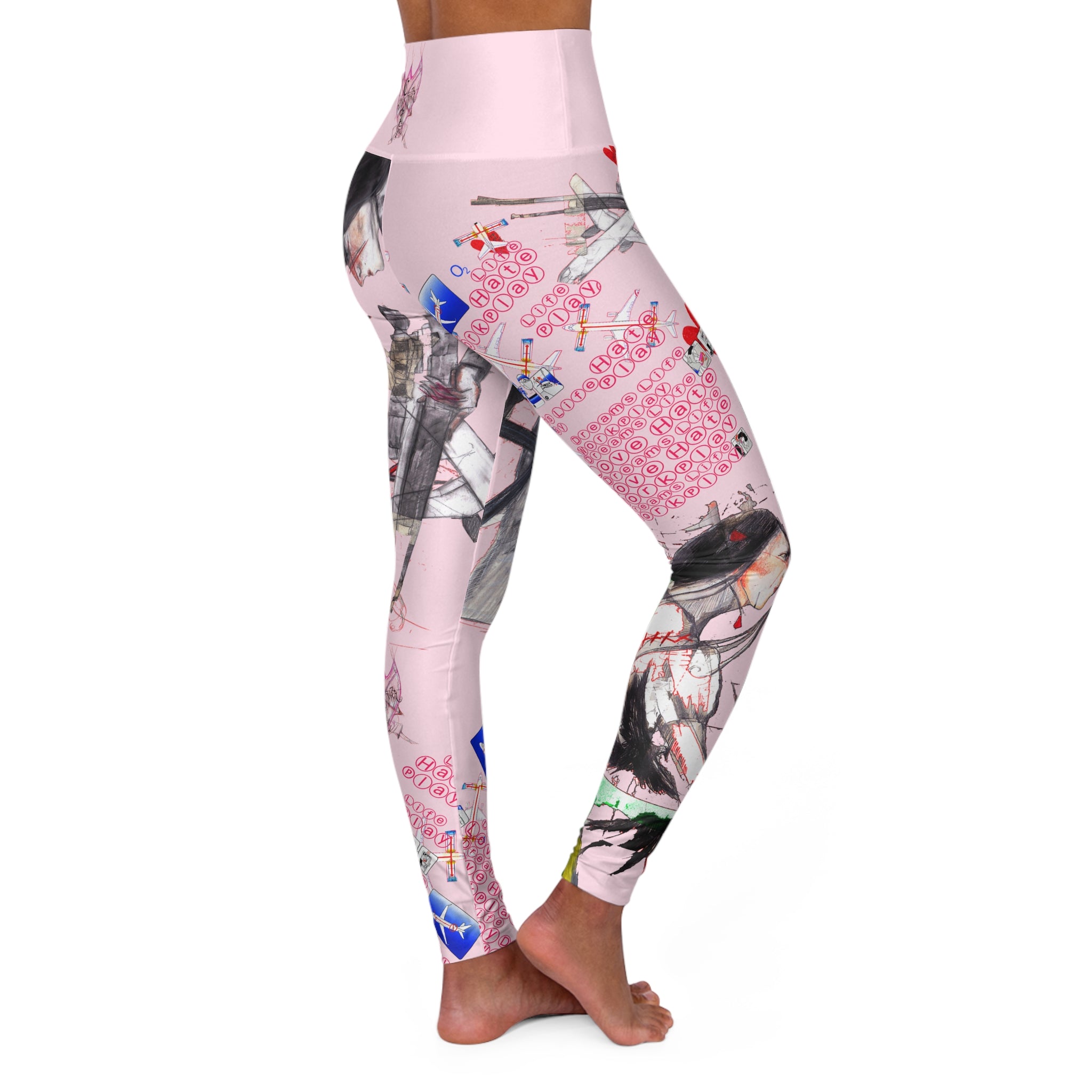 CHAOS PINK LEGGINGS